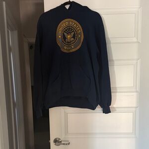 Navy Blue United States Navy Hoodie